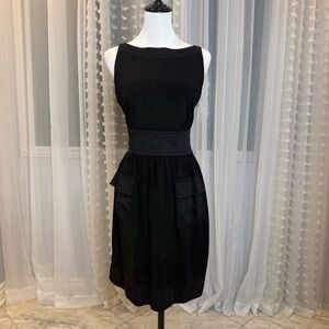 Diane Von Furstenberg Elegant Black Midi Dress
